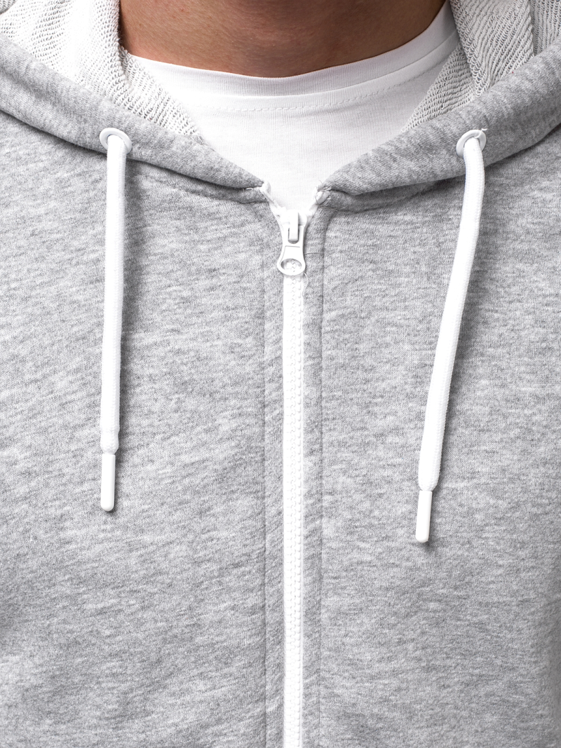 Ανδρικό Φούτερ με Κουκούλα γκρι OZONEE A/1009Z