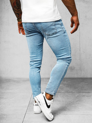 Ανδρικό τζιν παντελόνι μπλε OZONEE O/2335