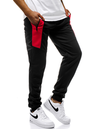 Ανδρικό παντελόνι φόρμας μαύρο OZONEE JS/JZ11011