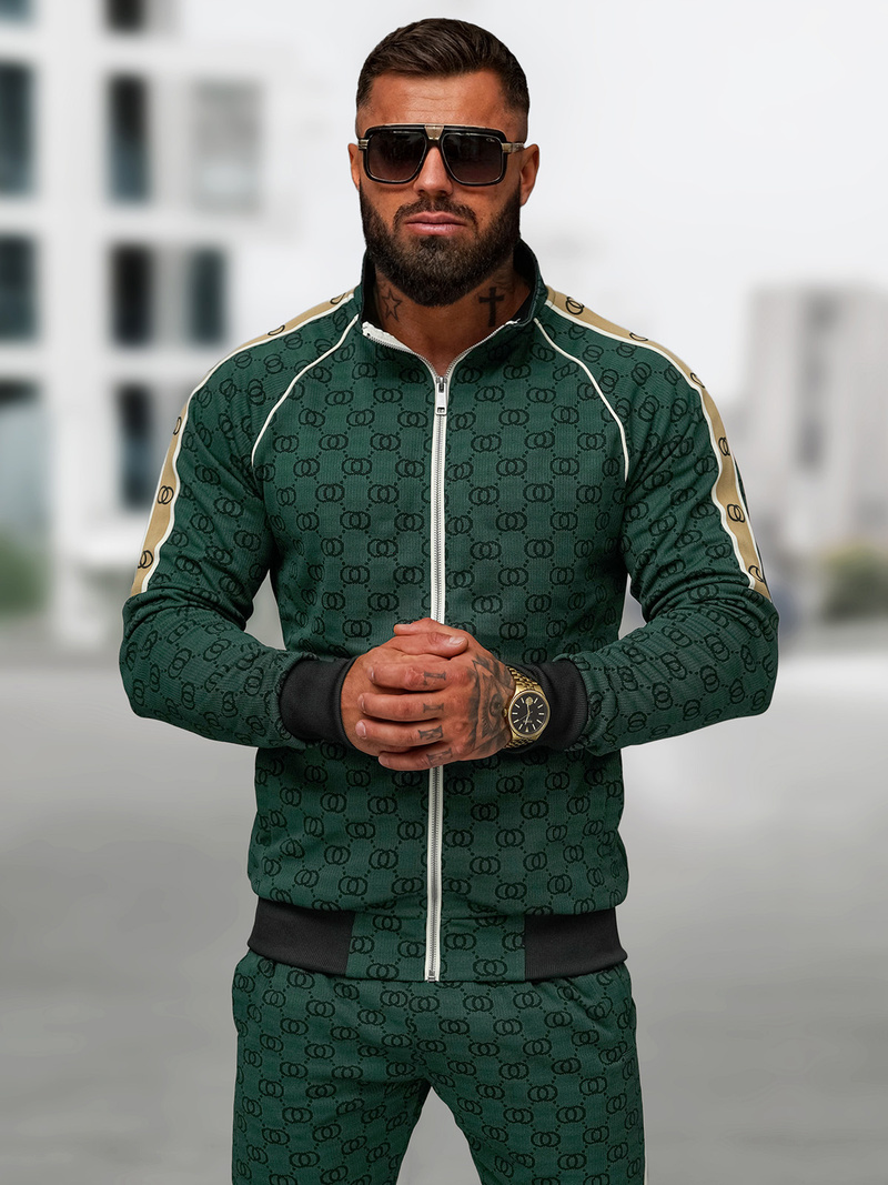 Ανδρικό σετ φόρμας Πράσινος OZONEE O/FF5110AB