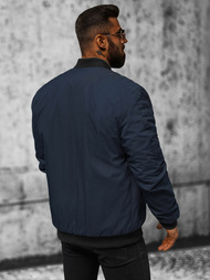 Ανδρικό χειμερινό μπουφάν ναυτικό μπλε OZONEE JS/84M3007/215