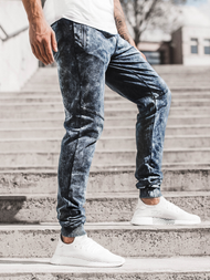 Ανδρικό παντελόνι jogger μπλε OZONEE JS/KK1027