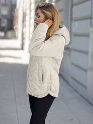 Γυναικείο μπουφάν μπεζ OZONEE JS/16M9300/280