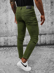 Ανδρικό παντελόνι chino Πράσινος OZONEE NB/MP0160MV