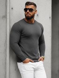 Ανδρικό πουλόβερ Γραφίτης OZONEE NB/MMB602/3Z