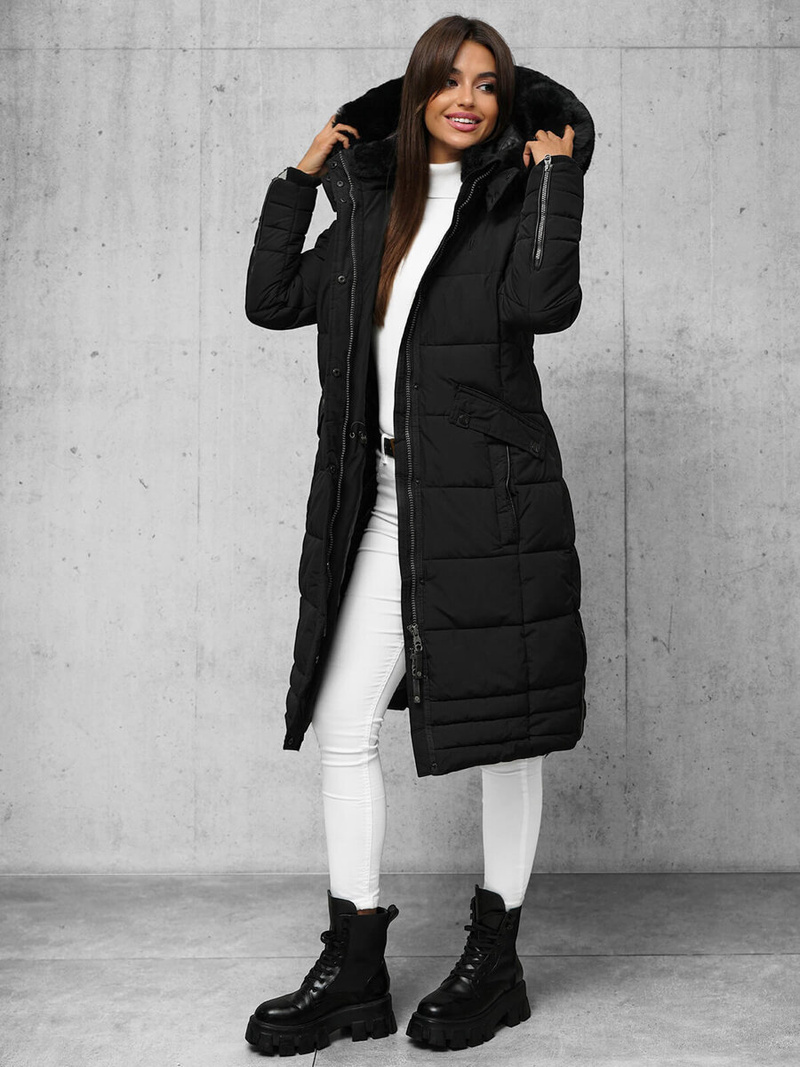 Γυναικείο μπουφάν μαύρο OZONEE O/W377