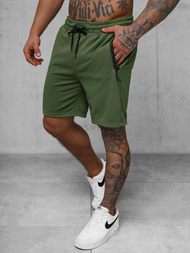 Ανδρικό σόρτς φόρμας χακί OZONEE JS/17K532/29