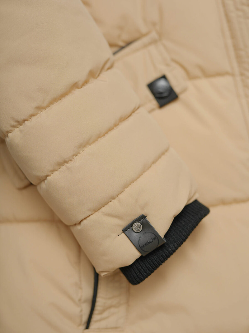 Γυναικείο μπουφάν μπεζ OZONEE O/W377