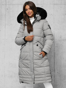 Γυναικείο μπουφάν Γκρί OZONEE O/W377