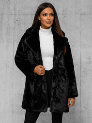 Γυναικείο μπουφάν μαύρο OZONEE JS/11Z8168Z