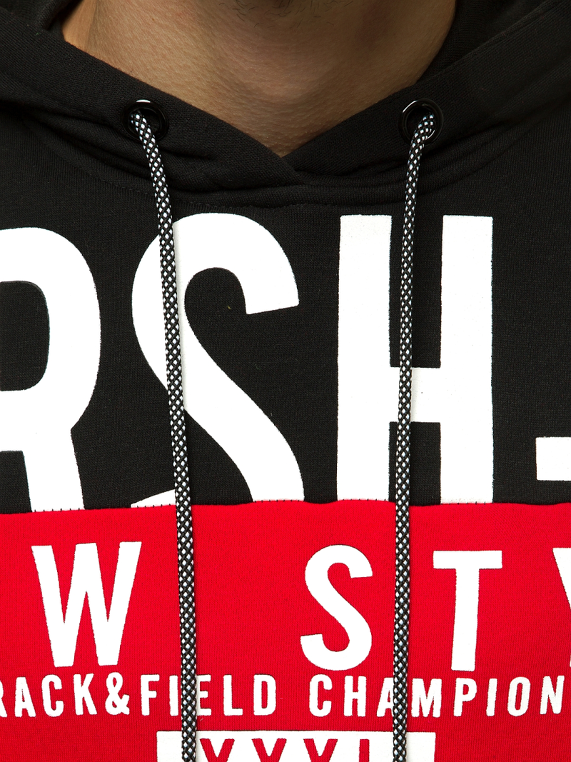 Ανδρικό Φούτερ με Κουκούλα Κόκκινο OZONEE JS/KS2115