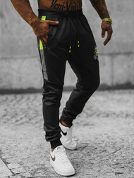 Ανδρικό παντελόνι φόρμας μαύρο OZONEE JS/K10250Z