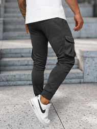 Ανδρικό παντελόνι φόρμας γραφίτη OZONEE C/316Z