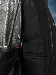 Ανδρικό μπουφάν mαύρος OZONEE JS/31M5081/392