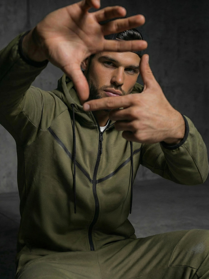 Ανδρικό σετ φόρμας xακί OZONEE JS/8C1966/29