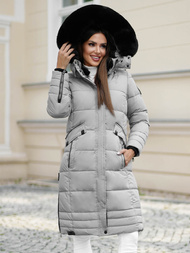 Γυναικείο μπουφάν Γκρί OZONEE O/W377Z