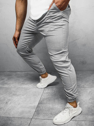 Ανδρικό σόρτς chino jogger γκρι OZONEE DJ/5539