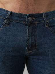 Ανδρικό τζιν παντελόνι Σκούρο μπλε OZONEE O/JK2895A