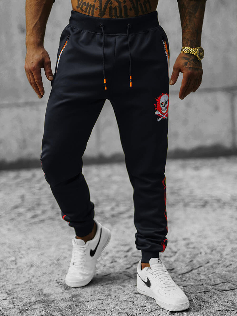 Ανδρικό παντελόνι φόρμας ναυτικό μπλε OZONEE JS/K10237Z