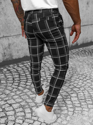 Ανδρικό παντελόνι chino mαύρος OZONEE O/P4028