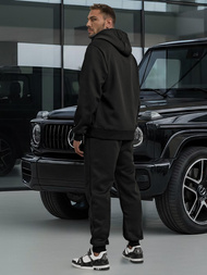 Ανδρικό σετ φόρμας μαύρο OZONEE O/3C582AB