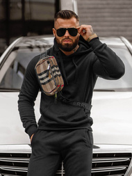 Ανδρικό σετ φόρμας μαύρο OZONEE JS/68C10381/3Z