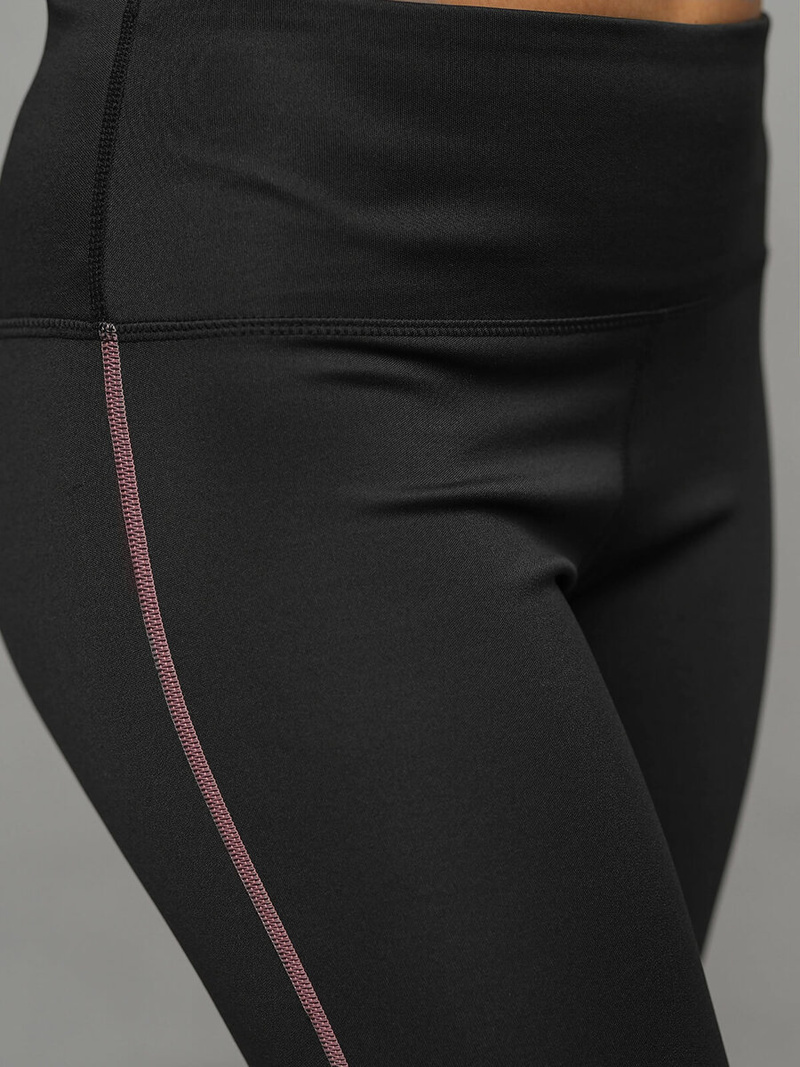 Γυναικείο σετ φόρμας δύο κομματιών μαύρος OZONEE O/XL012/1Z