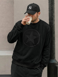 Ανδρικό Φούτερ μαύρο OZONEE JS/8B1991/3