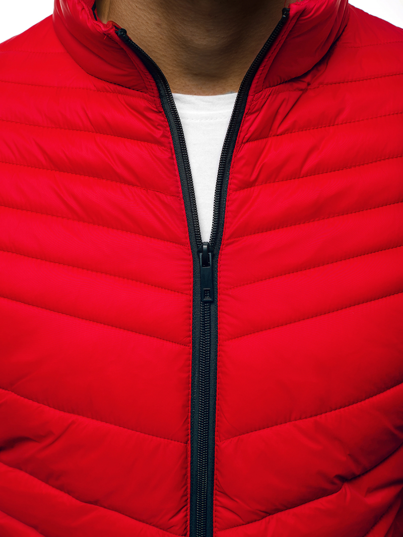 Ανδρικό μπουφάν Κόκκινο OZONEE JB/JP1137