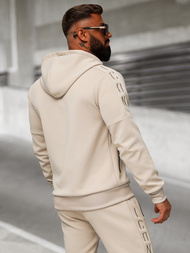 Ανδρικό σετ φόρμας mπεζ OZONEE O/LN11760