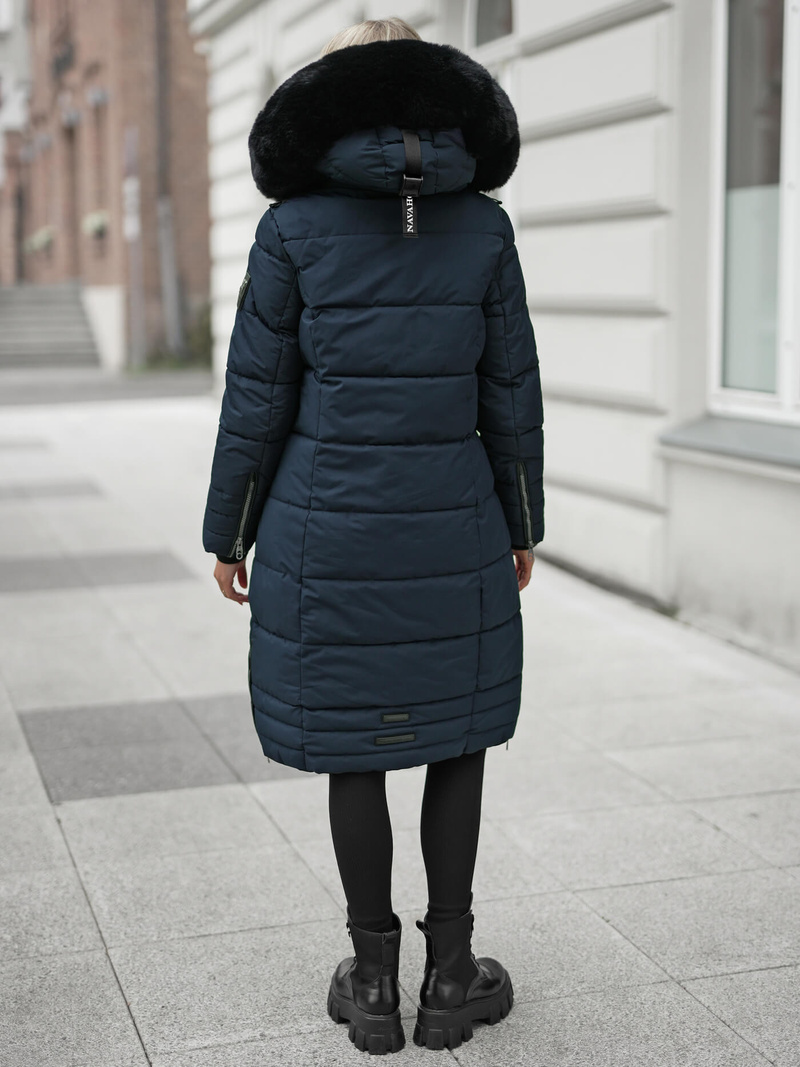 Γυναικείο μπουφάν ναυτικό μπλε OZONEE O/W377