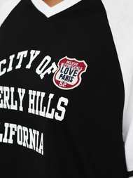 Γυναικείο μπλουζάκι μαύρο OZONEE JS/R62493