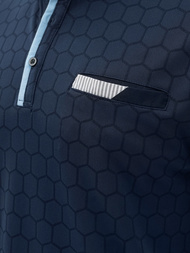 Ανδρική μπλούζα polo ναυτικό μπλε OZONEE O/QQ923