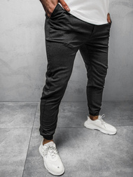 Ανδρικό σόρτς chino jogger γραφίτη OZONEE DJ/5539