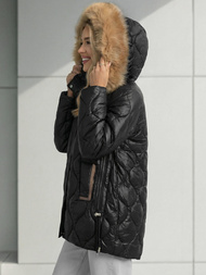 Γυναικείο μπουφάν μαύρο OZONEE O/5M3226/392Z