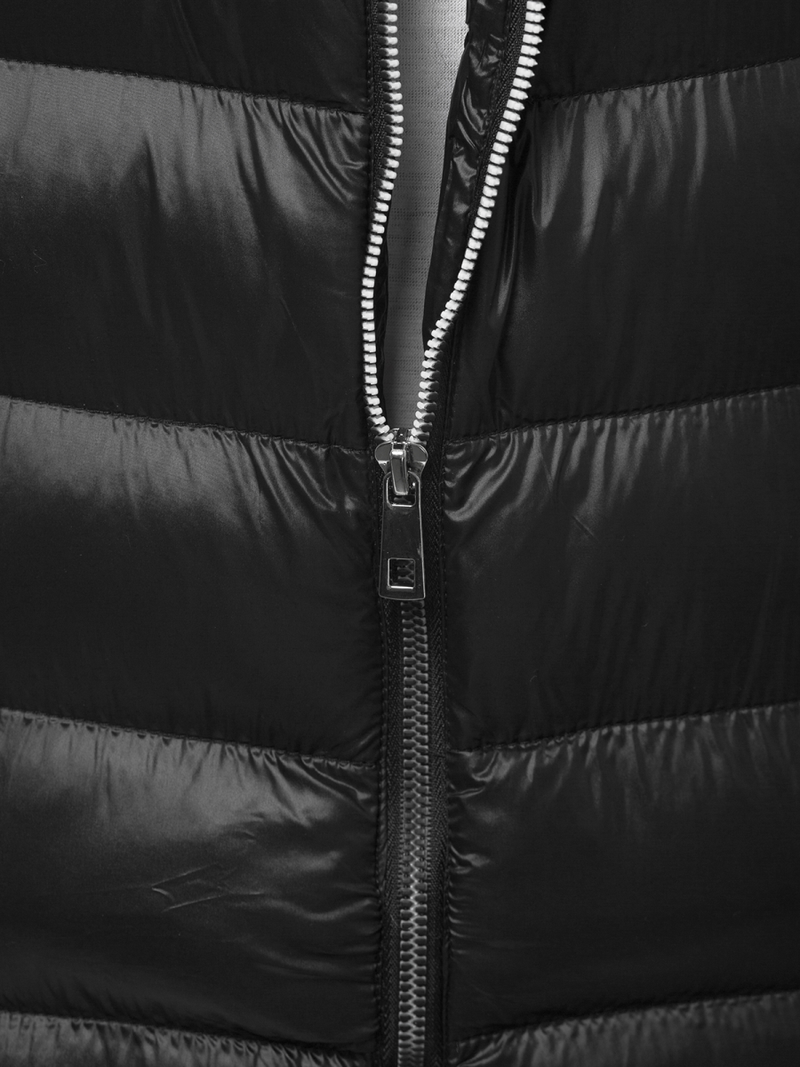 Γυναικείο αμάνικο μπουφάν μαύρο OZONEE N/6322