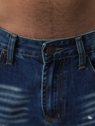 Ανδρικό τζιν παντελόνι μπλε OZONEE O/KK2885