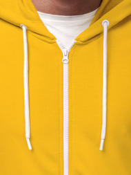 Ανδρικό Φούτερ με Κουκούλα κίτρινο OZONEE A/1009Z