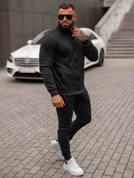 Ανδρικό σετ φόρμας μαύρο OZONEE JS/68C10385/3Z