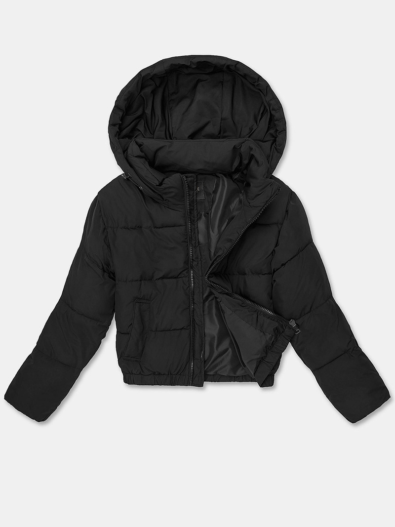 Γυναικείο μπουφάν mαύρος OZONEE JS/16M9080/392