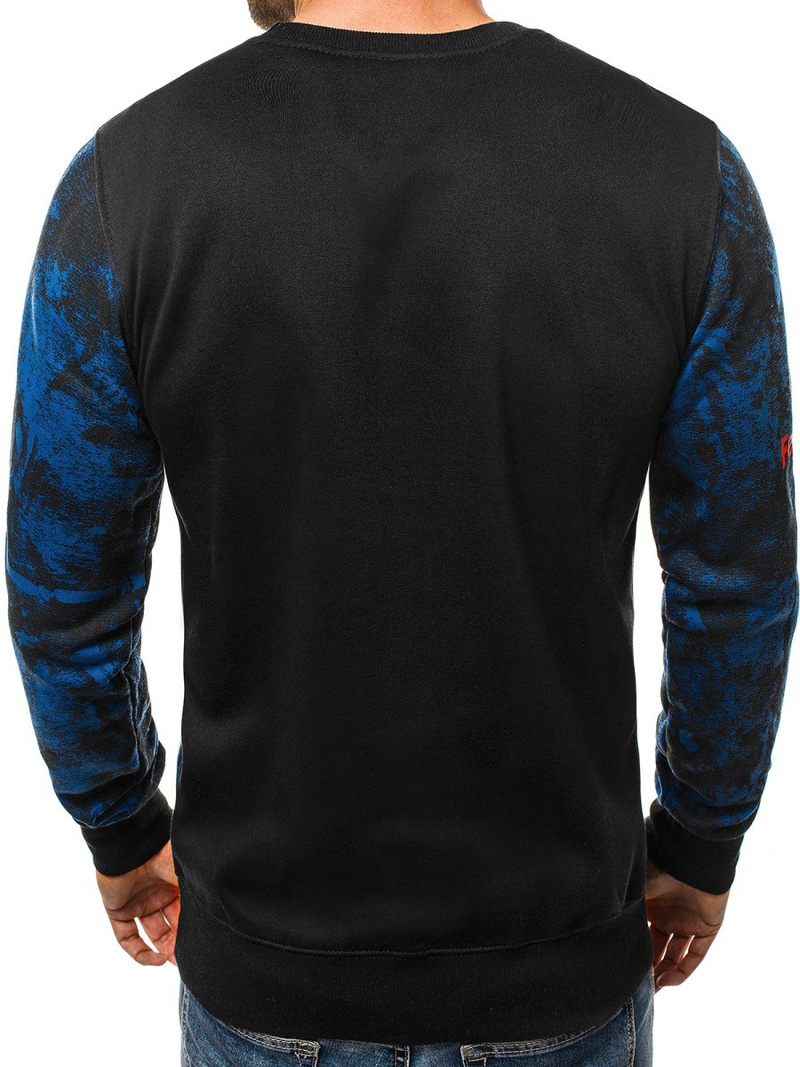 Ανδρικό Φούτερ μπλε OZONEE JS/DD677Z