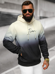 Ανδρικό Φούτερ με kουκούλα Λευκό και άσπρο OZONEE JS/27B6501/155