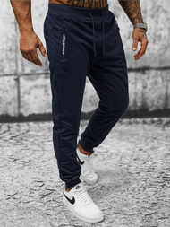 Ανδρικό παντελόνι φόρμας ναυτικό μπλε OZONEE JS/8K198