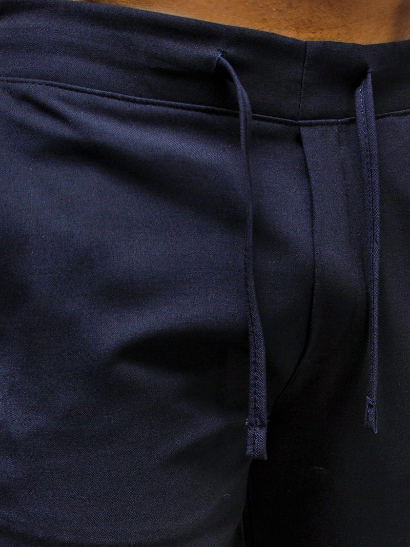 Ανδρικό σόρτς chino jogger ναυτικό μπλε OZONEE DJ/5539