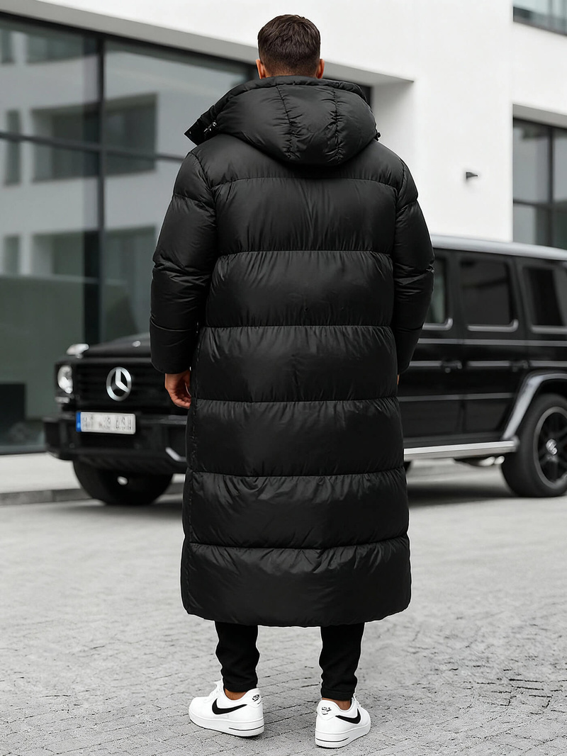 Ανδρικό χειμερινό μπουφάν μαύρο OZONEE O/M3202Z