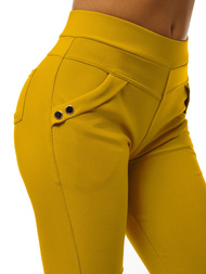 Γυναικείο κοντό κολάν κάμελ OZONEE JS/1041/B10