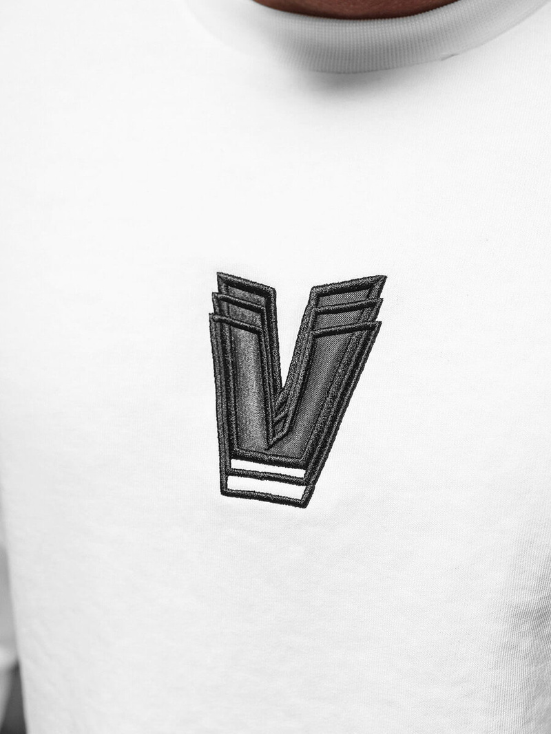 Φούτερ λευκό OZONEE O/SWE23034