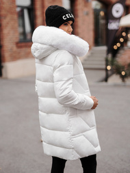 Γυναικείο μπουφάν λευκό OZONEE JS/16M9099/281