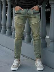 Ανδρικό τζιν παντελόνι μπλε OZONEE O/EM8951Z