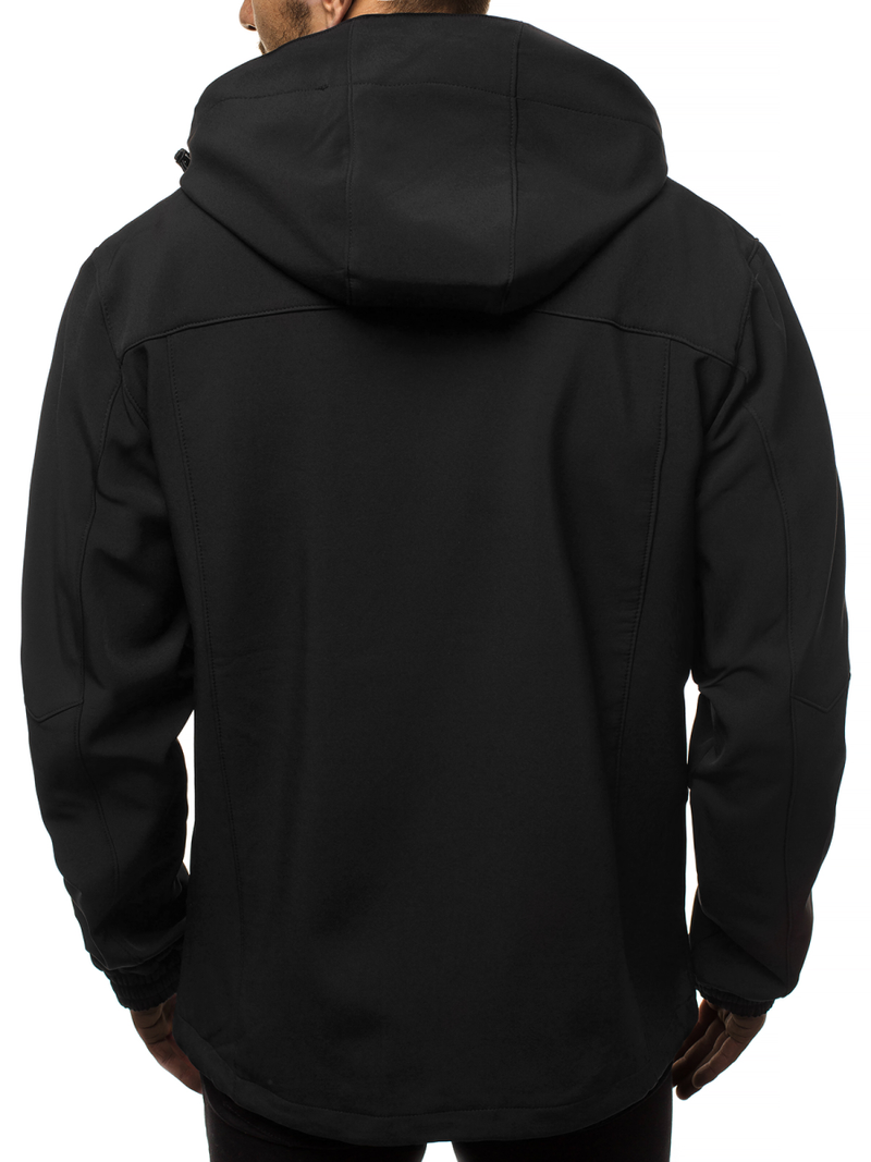 Ανδρικό μπουφάν Softshell μαύρο-πορτοκαλί OZONEE GE/12269